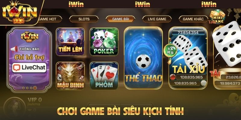 Chơi game bài siêu kịch tính